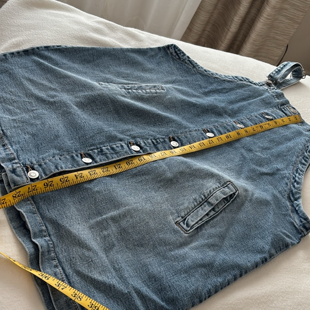 Denim overall Dress, Skirtall XXL. Celebrity Pink, - Picture 11 of 11
